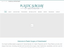 Tablet Screenshot of plasticsurgeryofwestchester.com